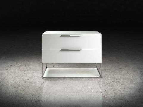 MESA DE NOCHE BOWERY- Blanco