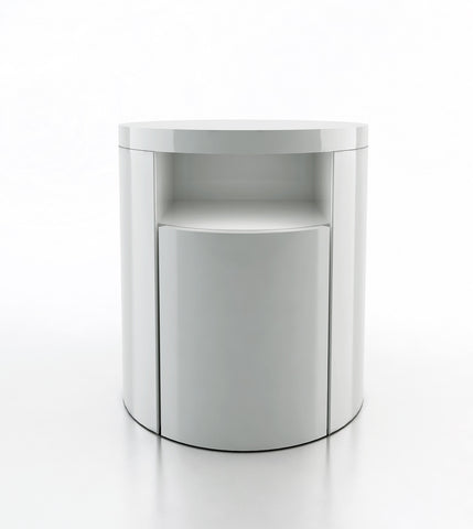 MESA DE NOCHE MULBERRY- Blanco