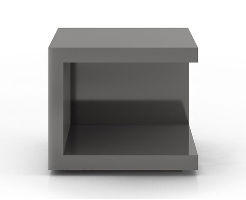 MESA DE NOCHE LUDLOW - Gris Oscuro