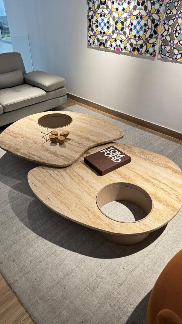 MESA DE CENTRO BEE - Marrón