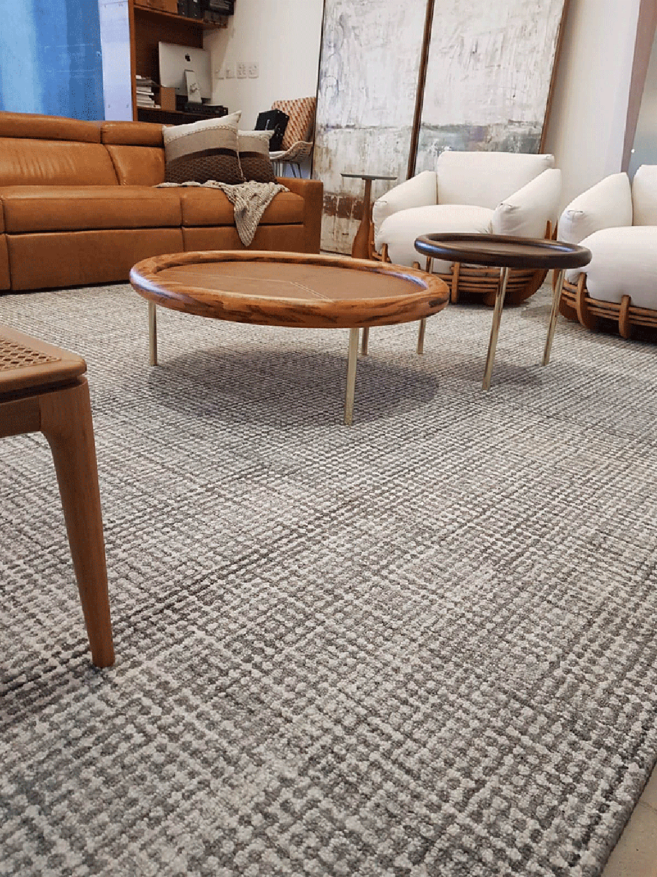 ALFOMBRA CHAKRA - Light Grey