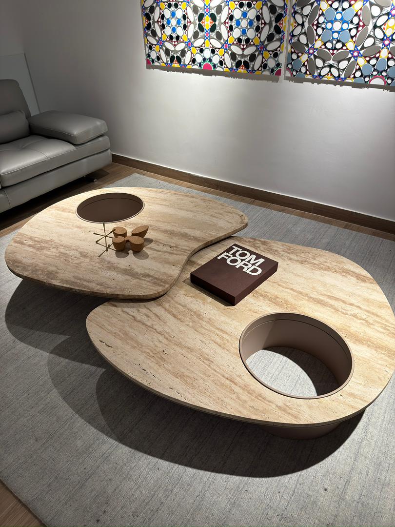 MESA DE CENTRO BEE - Marrón