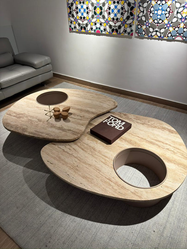 MESA DE CENTRO BEE - Marrón