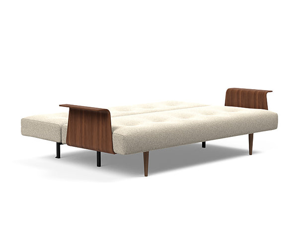SOFÁ CAMA LONG HORN - Tela Gris Boucle