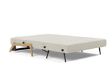 SOFÁ CAMA CUBED 02 WOOD - Tela Ivory