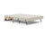 SOFÁ CAMA CUBED 02 WOOD - Tela Ivory