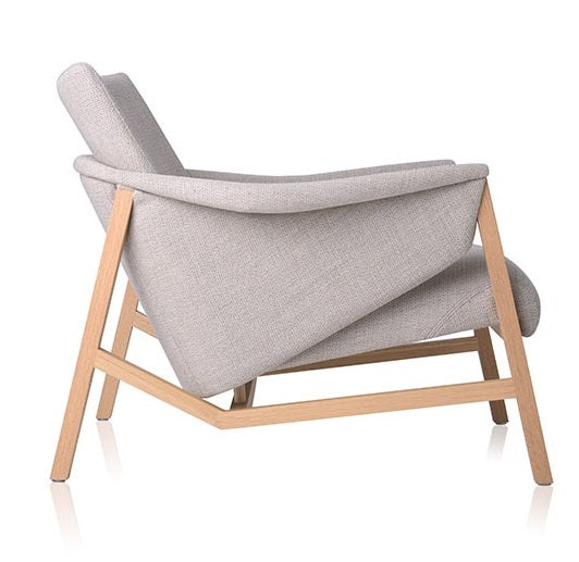 SILLA ISA - Crema / Base Wengue