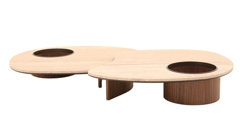 MESA DE CENTRO BEE - Marrón