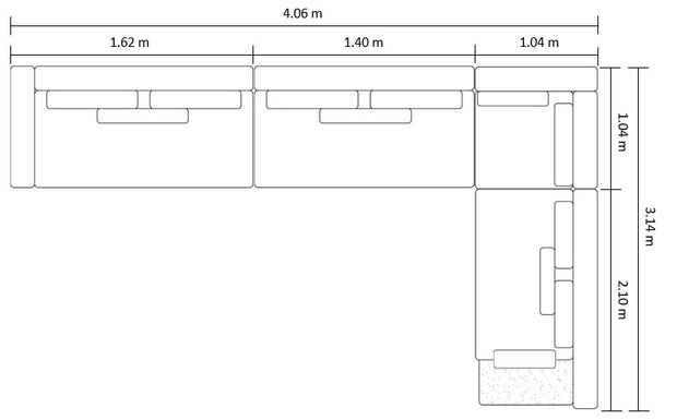 SOFÁ MODULAR MASP - LARGE