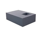 MESA DE CENTRO DE EXTERIORES FLAT CON ALMACENADORA DE BOTELLAS