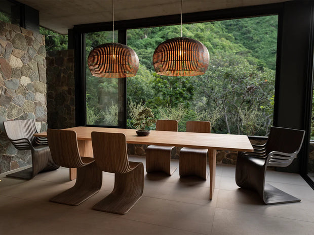 SILLA DE COMEDOR PIPA - Dark Walnut