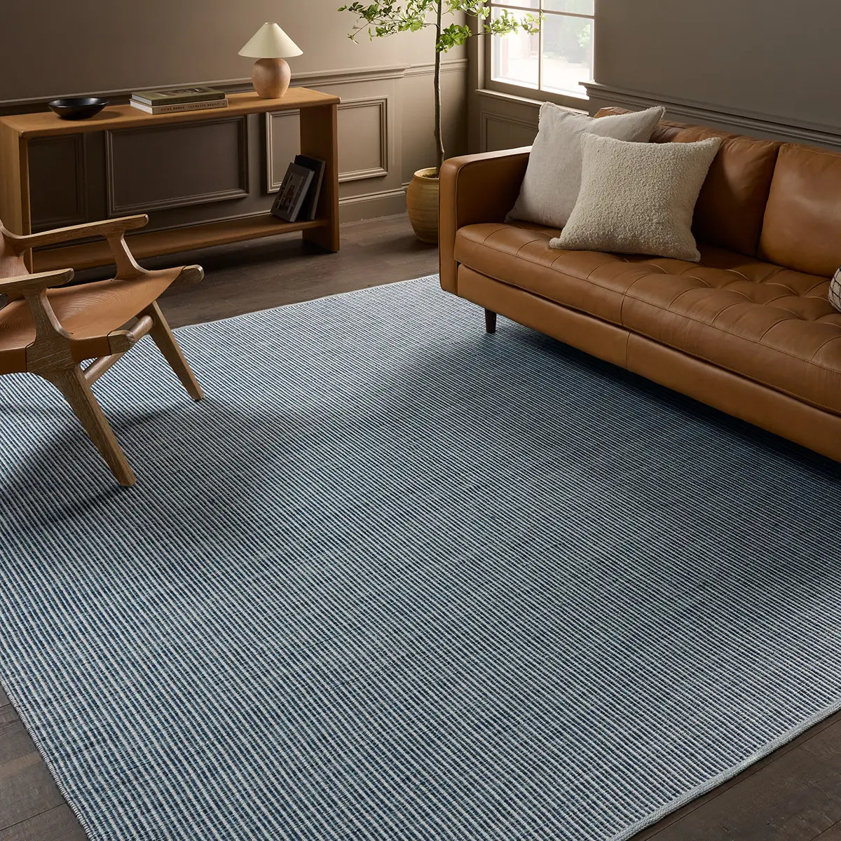 Alfombra Sacdecer Avore SDR02 Blue - detalle de textura