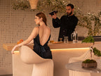 SILLA DE BAR PAPAGAYO - Milky White