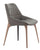 SILLA DE COMEDOR HEY - Cuero Gris
