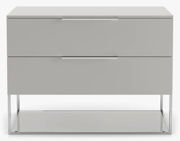 MESA DE NOCHE BOWERY- Gris Claro