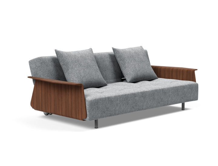 SOFÁ CAMA LONG HORN - Tela Gris