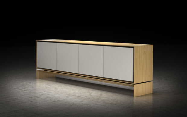 APARADOR BARNES - Oak Natural y Beige