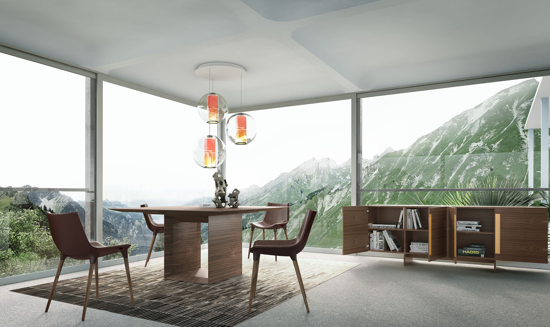 MESA DE COMEDOR GREENWICH- Walnut