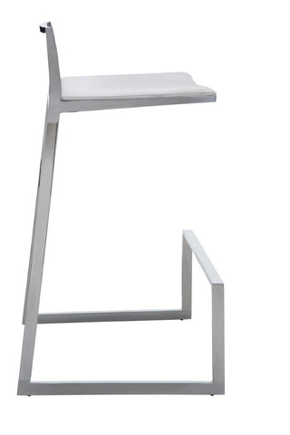 SILLA DE BAR KOPER - Blanca base blanca