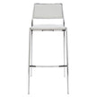 SILLA DE BAR MALAGA FIJA - Blanco