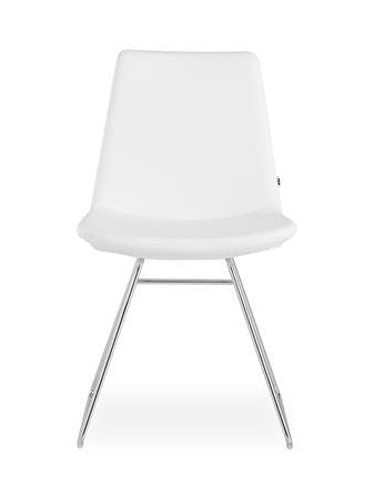 SILLA DE COMEDOR PERA - Base de cromo