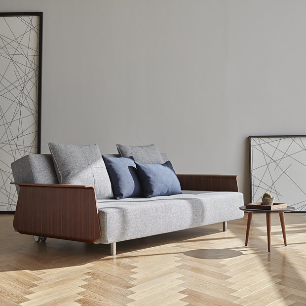 SOFÁ CAMA LONG HORN - Tela Gris