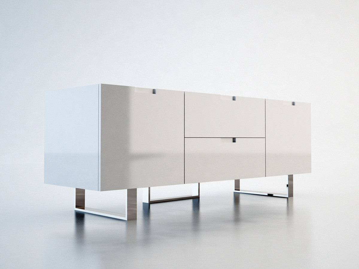 MESA PARA TELEVISOR ELDRIDGE - Blanco