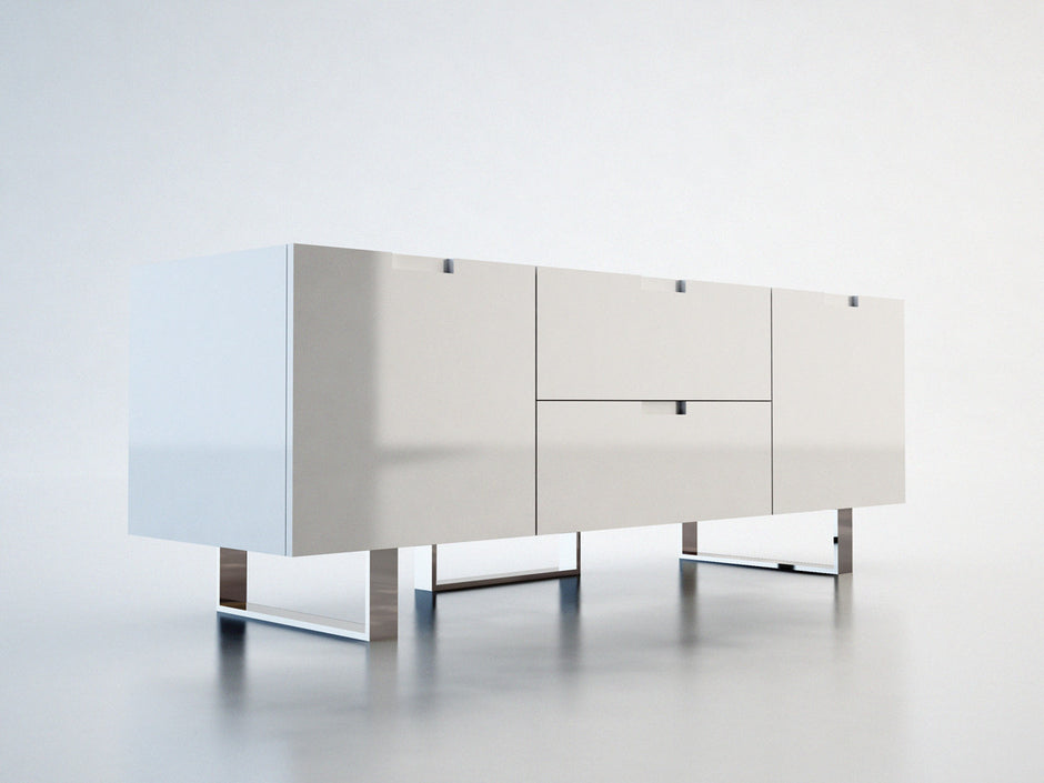 MESA PARA TELEVISOR ELDRIDGE - Blanco