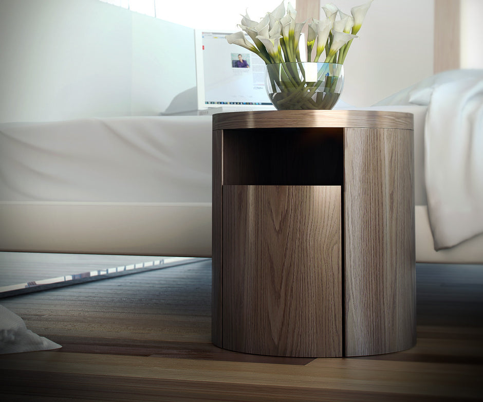 MESA DE NOCHE MULBERRY - Walnut