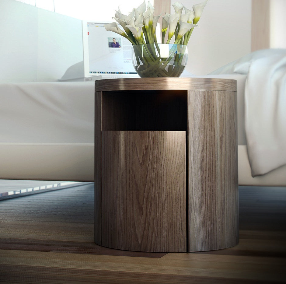 MESA DE NOCHE MULBERRY - Walnut