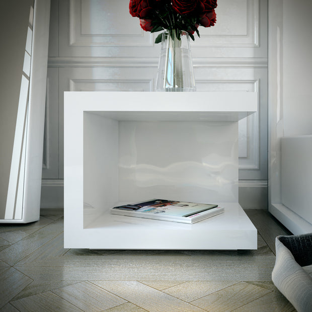 MESA DE NOCHE LUDLOW - Blanco