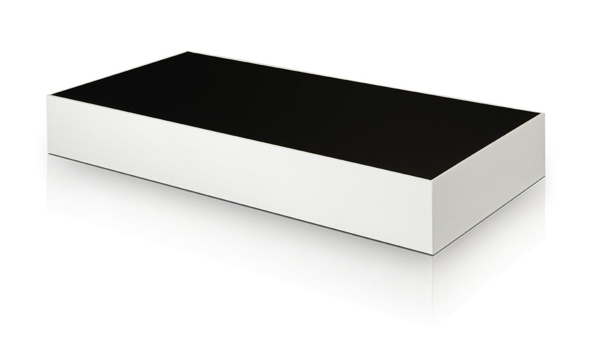 MESA DE CENTRO MOTT RECTANGULAR - Gris Laqueado
