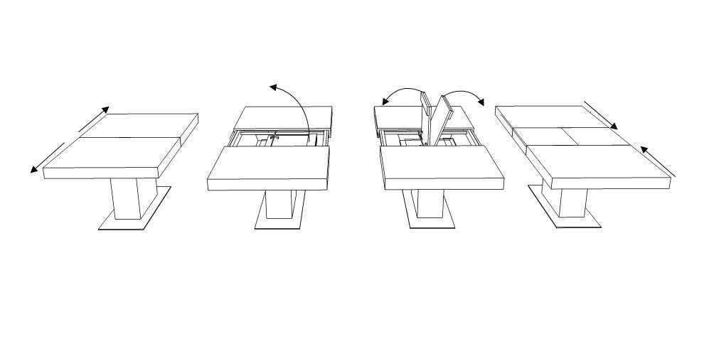 MESA DE COMEDOR ASTOR - Blanco