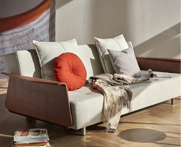 SOFÁ CAMA LONG HORN - Tela Blanco
