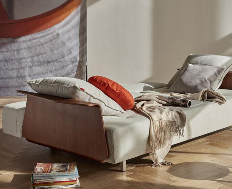 SOFÁ CAMA LONG HORN - Tela Blanco