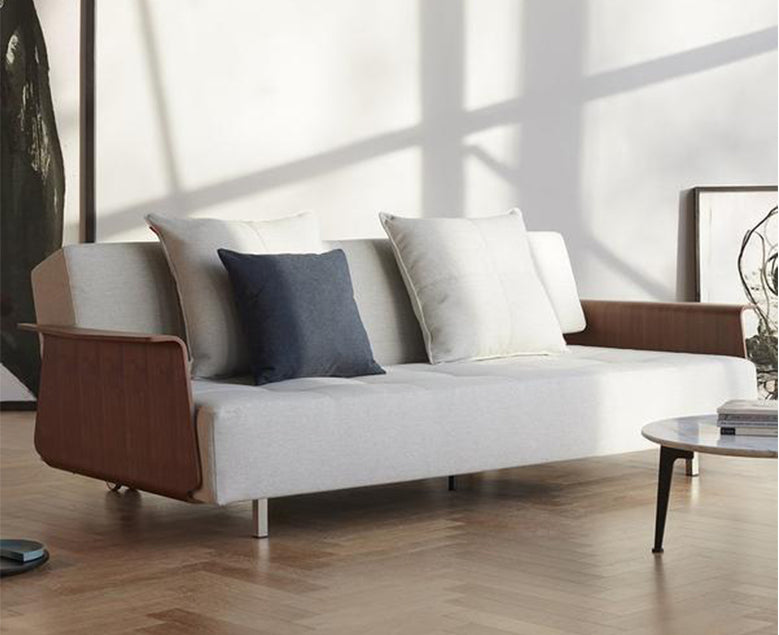 SOFÁ CAMA LONG HORN - Tela Blanco