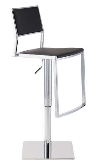 SILLA DE BAR MALAGA - Negro