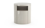MESA DE NOCHE MULBERRY- Gris Claro