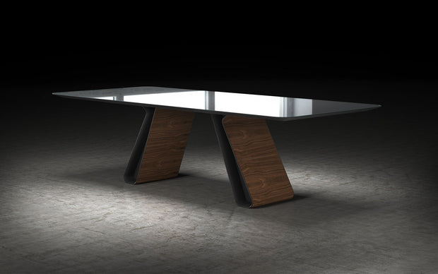 MESA DE COMEDOR WEMBLEY - Gris y Walnut