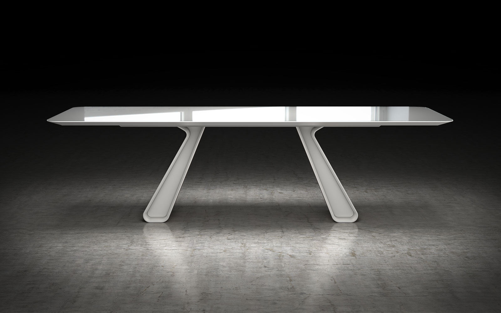 MESA DE COMEDOR WEMBLEY- Blanco/Oak Natural