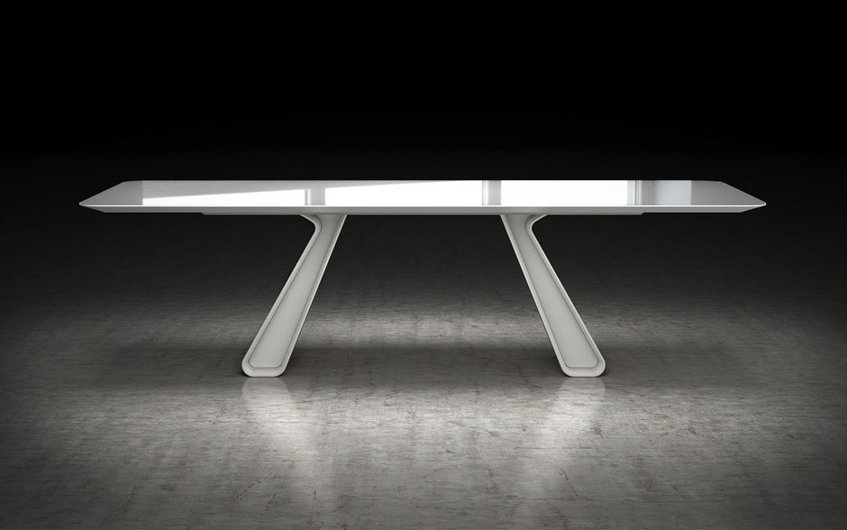 MESA DE COMEDOR WEMBLEY- Blanco/Oak Natural