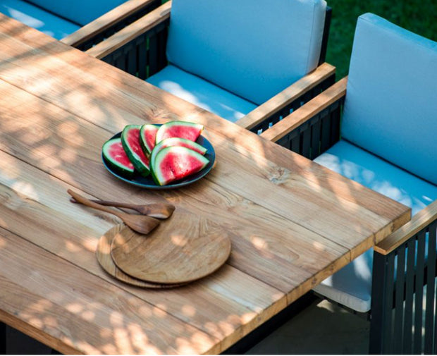 MESA DE COMEDOR DE EXTERIORES ALASKA - Rectangular
