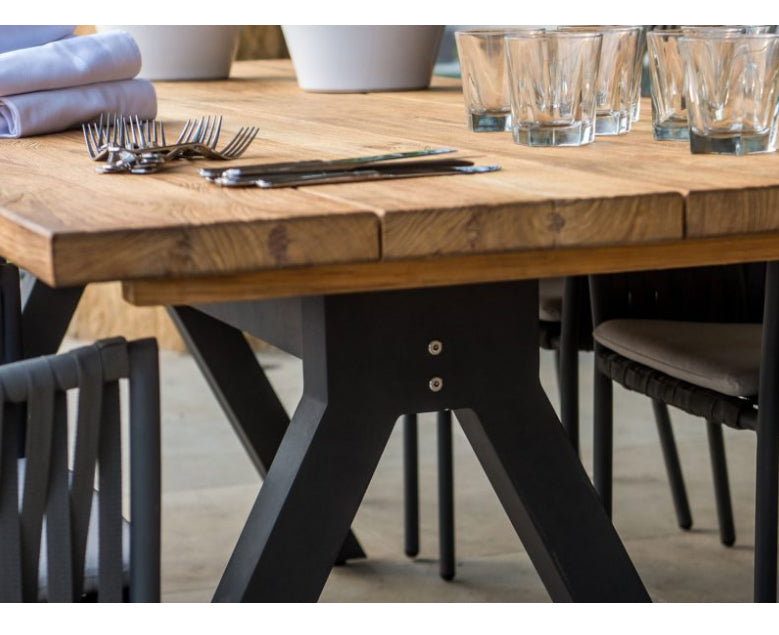 MESA DE COMEDOR DE EXTERIORES ALASKA - Rectangular