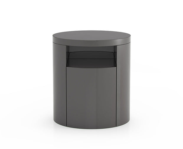 MESA DE NOCHE MULBERRY- Gris