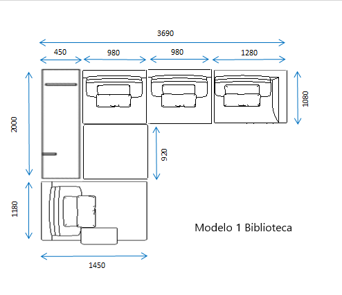 SOFÁ MODULAR MULTIFORM