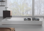 MESA DE CENTRO MOTT RECTANGULAR - Gris Laqueado