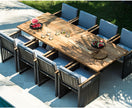 MESA DE COMEDOR DE EXTERIORES ALASKA - Rectangular