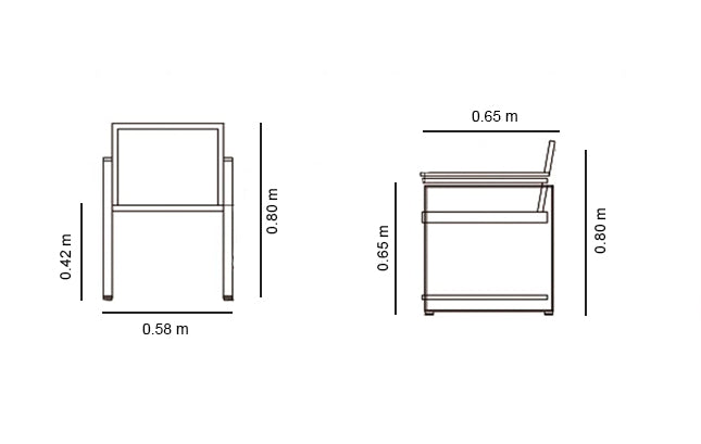 SILLA DE COMEDOR DE EXTERIORES HORIZON