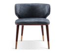 SILLA DE COMEDOR LONGHI - Cuero Azul
