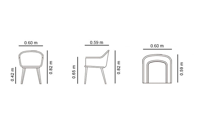 SILLA DE COMEDOR DE EXTERIORES SERPENT